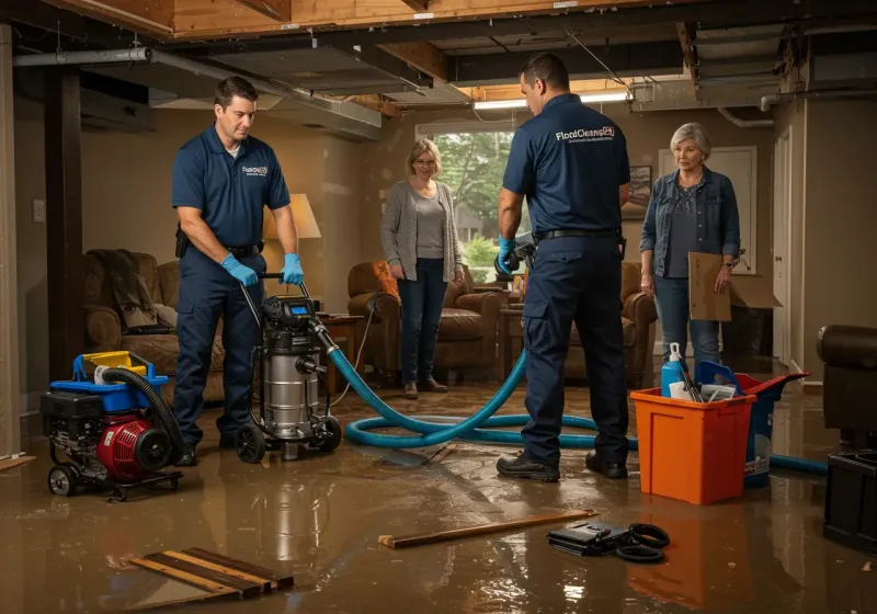 Basement Water Extraction and Removal Techniques process in Clemmons, NC